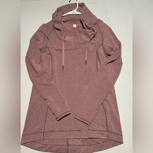 Lululemon Coast Easy Wrap Heathered Misty Merlot Size 4